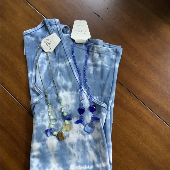 Tie-Dye New Racerback Tank Top Handmade. - Picture 7 of 8